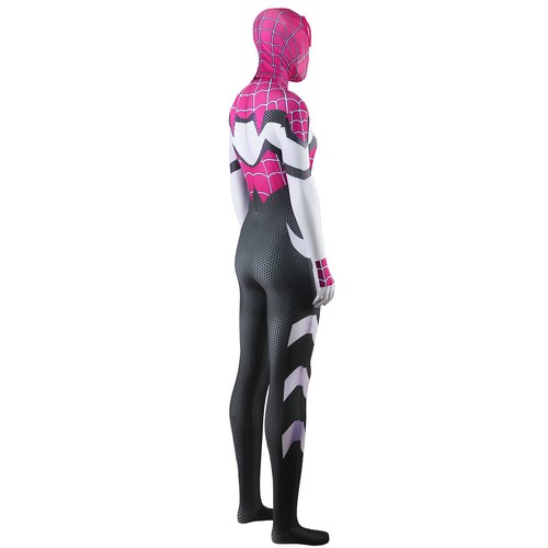 Gwen Stacy Spider-Women Jumpsuit Cosplay Girl Stage Suit Costume Halloween Party - Picture 6 of 18