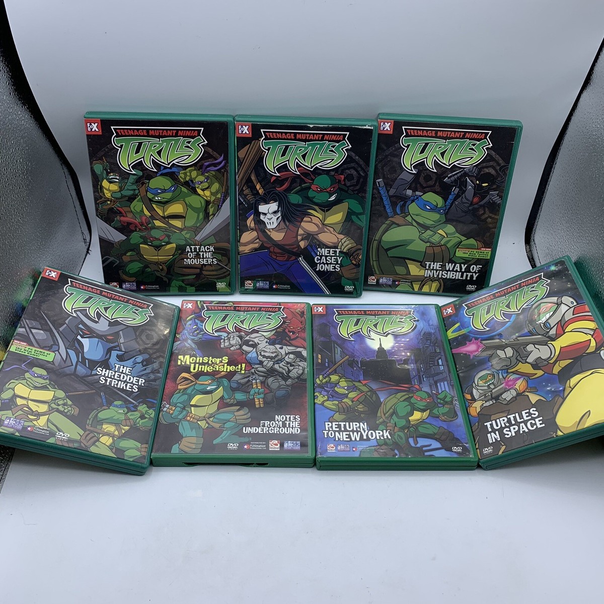 TMNT Teenage Mutant Ninja Turtles Volumes 1-5, 7, 9 (DVD Set Of 7