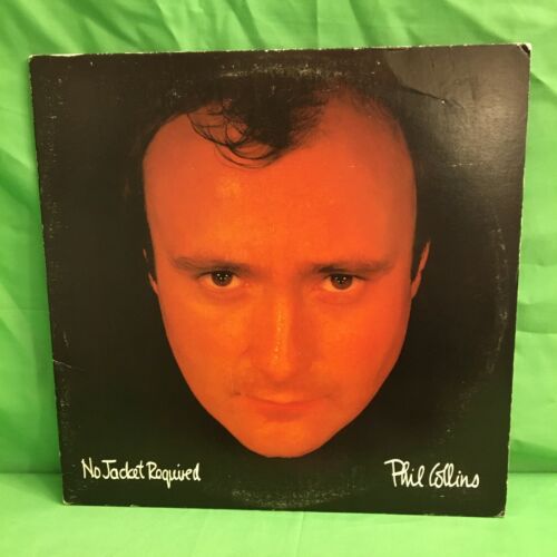 Phil Collins, No Jacket Required 1985 Atlantic Records vinyl LP (81240-1-E), VG+