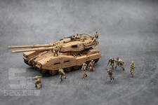 1/100/144 Front GTO08 Squad M61A5 tank scene model