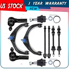 10pc Front Upper Control Arm Suspension Kits For 2006-2008 Dodge Ram 1500 4x4