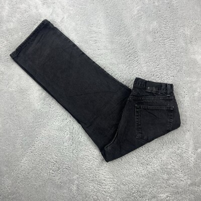 Vintage Wrangler Jungen Jeans Hose Denim Gr.14 Husky schwarz W28 L28 USA Weit