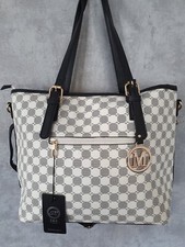 Damen Tasche Umhängetasche Schultertasche Tasche Handtasche Schwarz Braun weiß