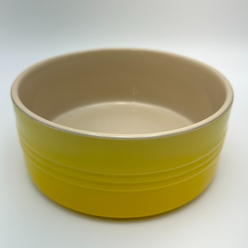 Le Creuset Souffle Dish Bowl Soleil Medium 1.5 Qt Size Kitchen