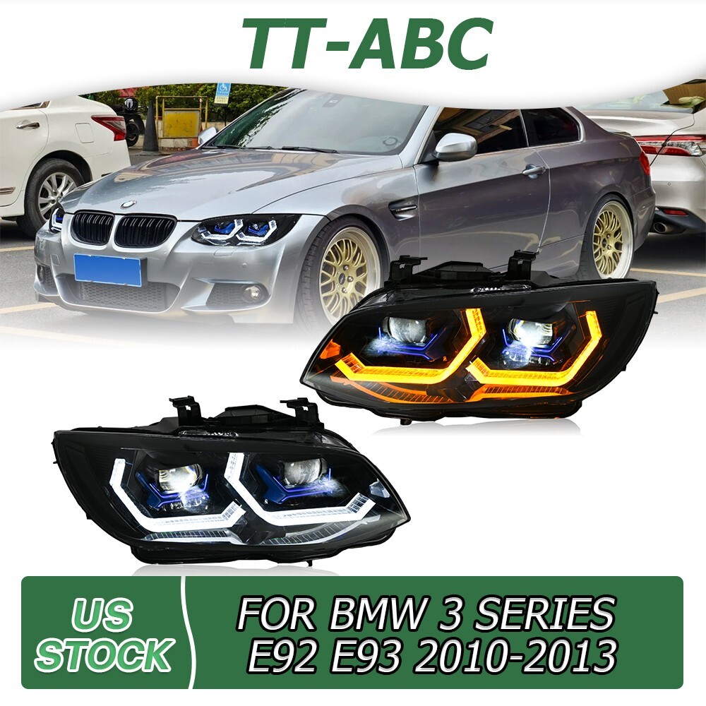 TT-ABC LED headlights For 2010-2013 BMW E92 E93 3-Series Coupe
