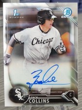 Zack Collins 2016 Bowman Chrome Draft Autograph 1st #CDA-ZC Chicago White Sox
