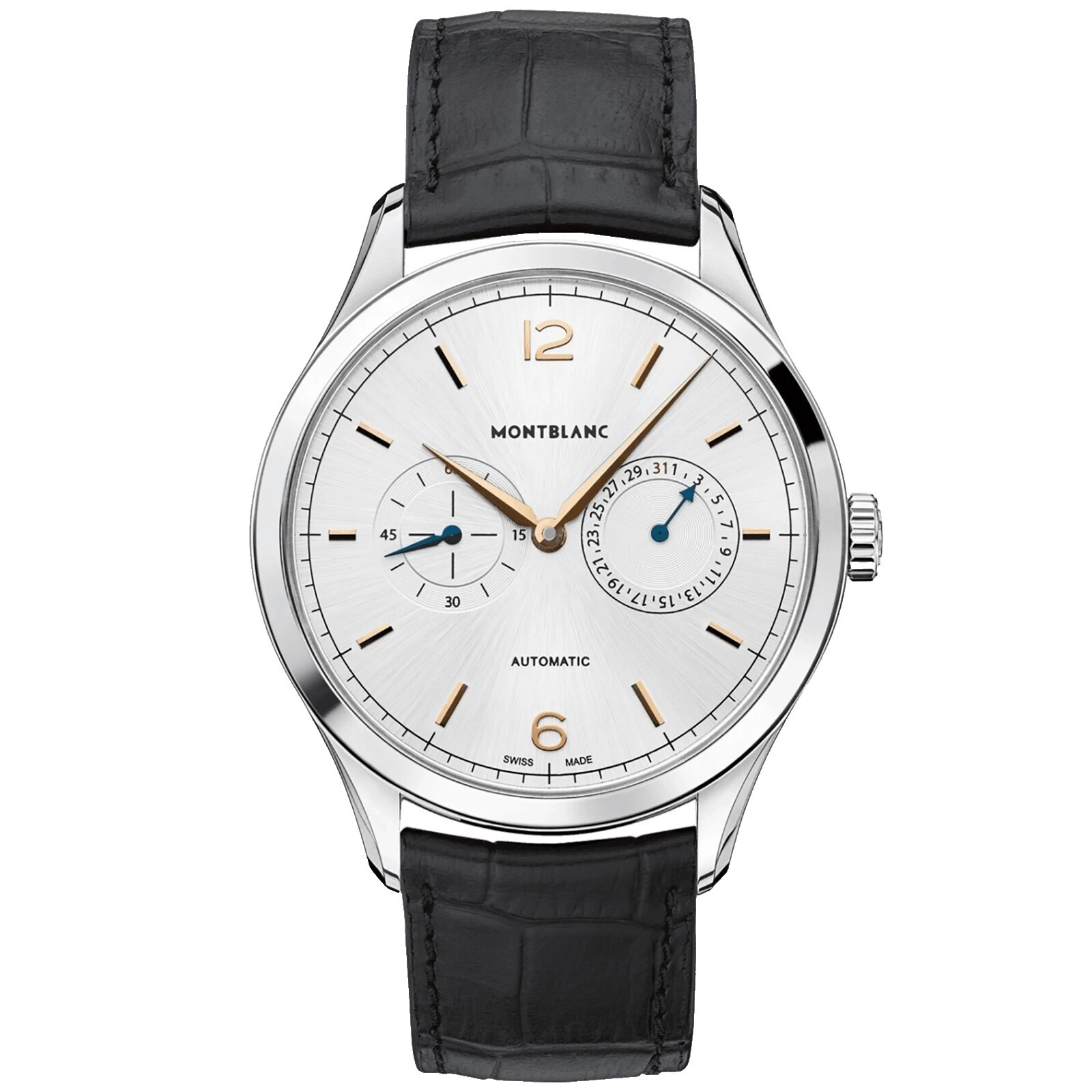 Caja de acero inoxidable Montblanc Relojes de pulsera con cronógrafo