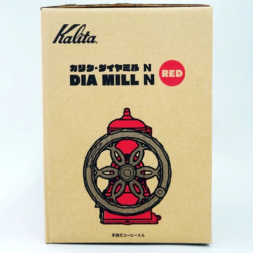 Kalita Coffee Mill Hand Vertical Grinding Classic Design Hand-ground Red N 42137 - Picture 3 of 13