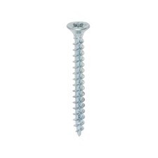WOOD SCREWS GENERAL PURPOSE POZI COUNTERSUNK CHIPBOARD - ZINC - 3.5mm - 6mm