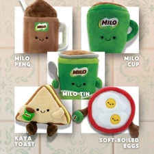 [SG EXCLUSIVE] Singapore Milo Breakfast Set Plushies + Eco Bag