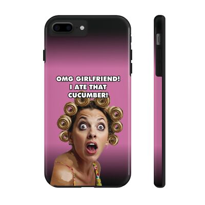 Funny OMG Girlfriend, I ate that Cucumber iPhone Case, iPhone 16, 15, 14 13, 12