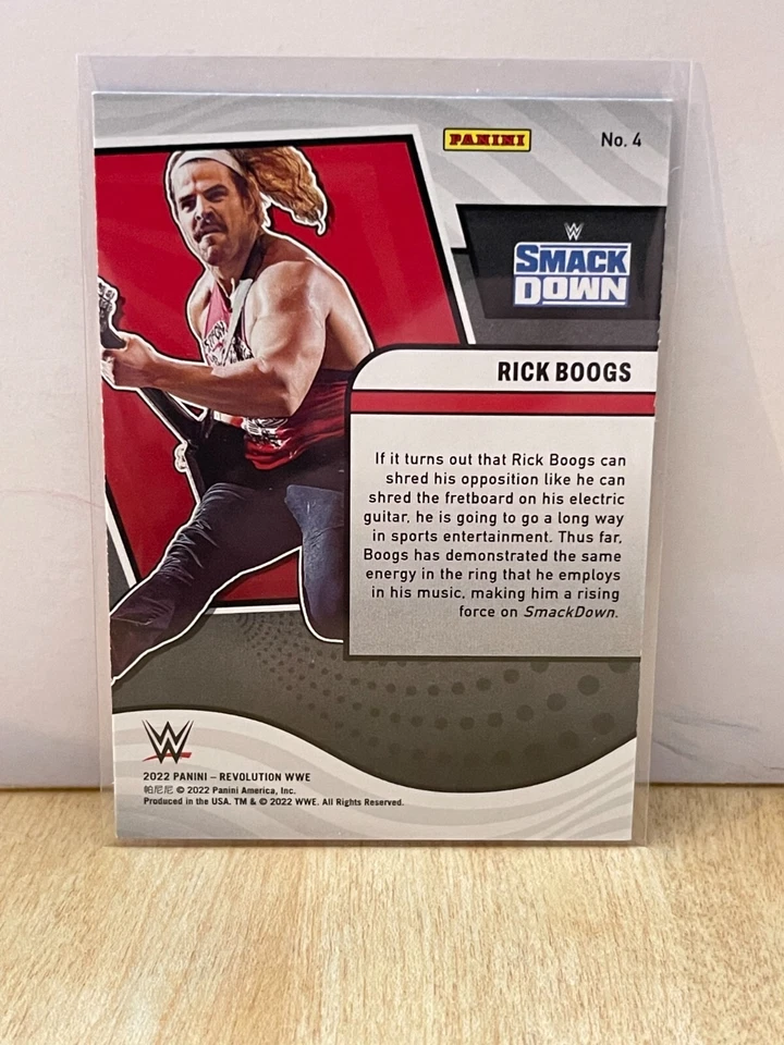 Rick Boogs - 2022 WWE Panini Revolution Wrestling Card #4 - Image 2 of 2