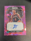 2022 Panini Prizm Draft Picks Basketball Purple Ice Dalen Terry #DP-DTE
