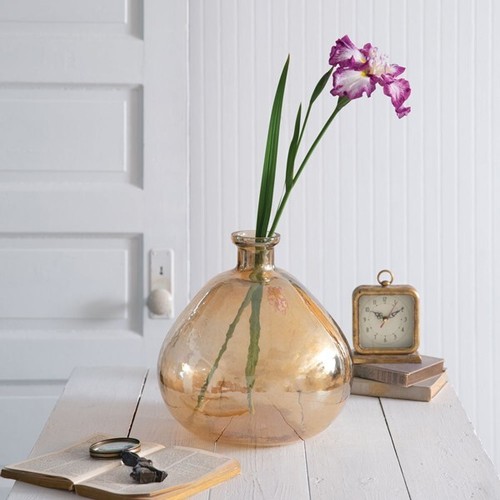 Rustic Country Farmhouse Home Decor Handblown Balloon Vase