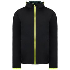 Aston Martin F1 Official Team Mens Black Rain Jacket