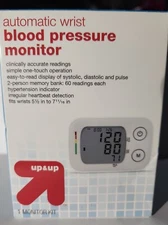 Up & Up Target Automatic WRIST Blood Pressure Monitor Digital Display Heart