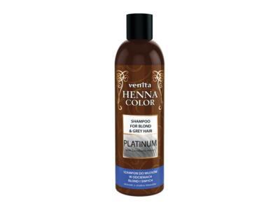Henna Color Tönungsshampoo Shampoo Platinum für blondes und graues Haar 250 ml
