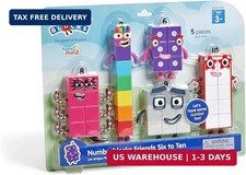 hand2mind Numberblocks Friends Six to Ten Figures - Official Licensed Character