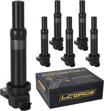 Set of 6 Ignition Coils Hyundai Santa Fe 07-09 Kia Optima Rondo 07-10 2.7L V6