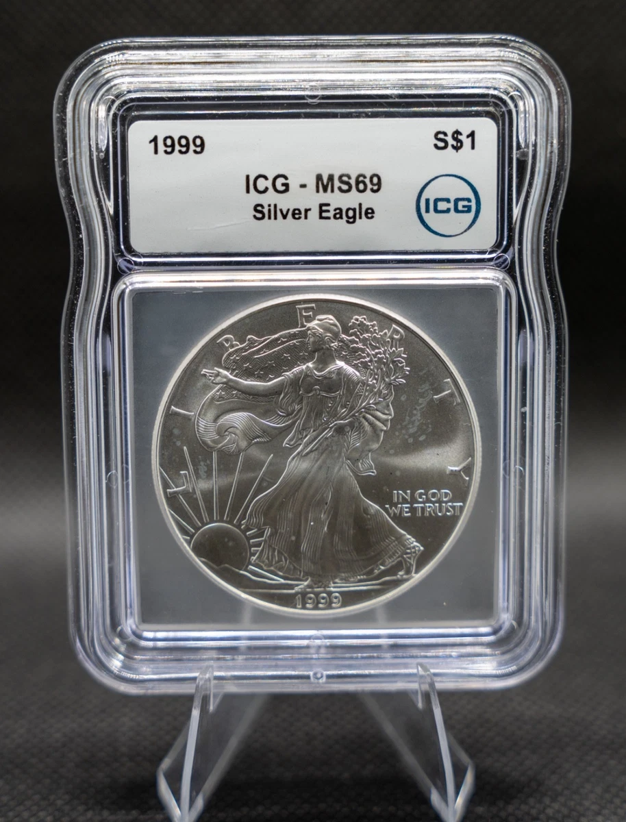 American Eagle MS 69 Graded 1999 Silver Bullion Coins for sale | eBay