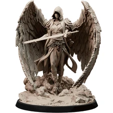 Angel Warrior   | Resin Miniature | 3D Printed D&D Figure | Tabletop RPG Mini
