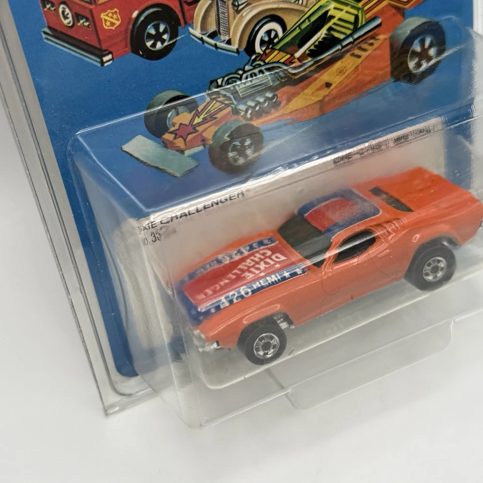 De colección 1982 Hot Wheels Dixie Challenger Mattel No. 3364 Diecast sin bandera NUEVO Foto 4 de 4