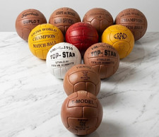 Historical Leather ball set 11 pcs FIFA world cup 1930-1966 Leather size 5