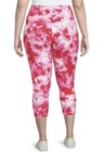 Terra and Sky Dark Pink Tie Dye High Rise Capri Leggings 2X (20W-22W) NWT — photo 4