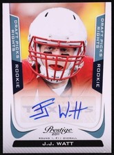 JJ Watt 2011 Panini Prestige Draft Picks Autographs Card #244 564/599 RC