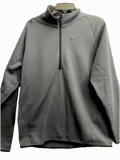Nike Dri-Fit 1/2 Zip Mock Neck Long Sleeve Logo Jacket Men's Size medium