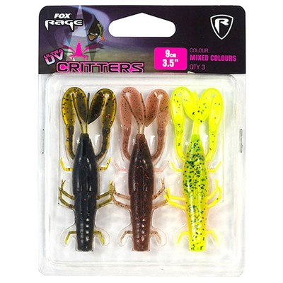 Fox Rage Ultra UV Critters Lure Bait Artificial Predator Tackle Lures