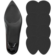 XQDALIN Non Slip Shoe Pads 4 Pairs Anti Sole Protectors one size, Black