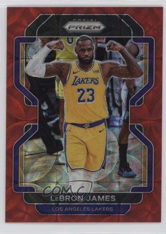 2021-22 Panini Prizm Choice Red Prizm 83/88 LeBron James #91 4l3