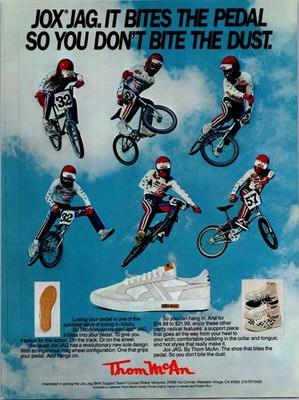 1983   Thom McAn BMX Shoes Jox Jag Print Ad   80s BMX FA.46