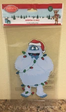ProductWorks 7.5" Bumble Wrapped In Lights Double Sided Christmas Window Cling