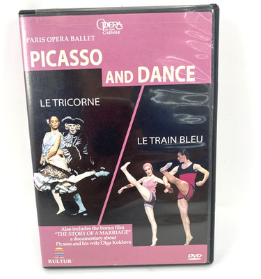 PICASSO and DANCE - DVD - Paris Opera Ballet Le Tricorne Le Train Bleu KULTUR