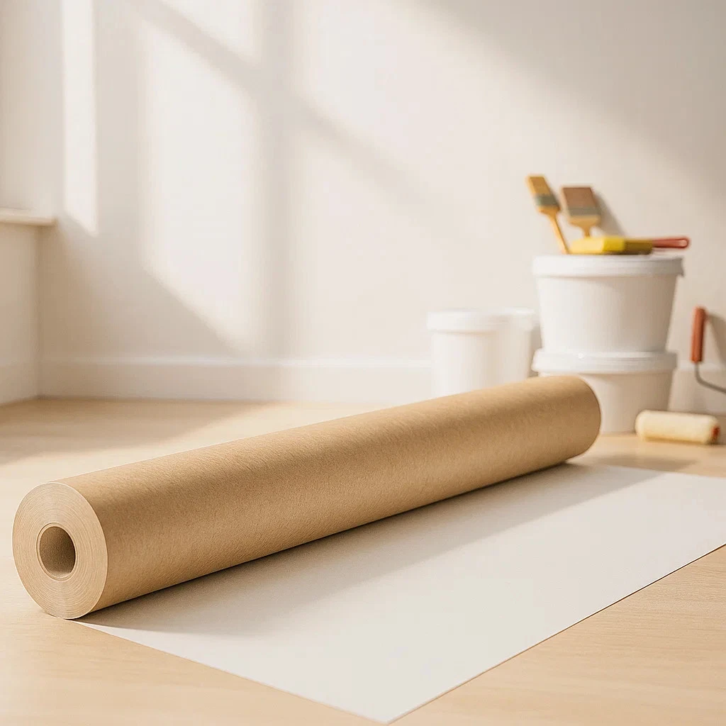 Milchtütenpapier Abdeckpappe Abdeckkarton 190g/m² Abdeckpapier 1,30 x 58m