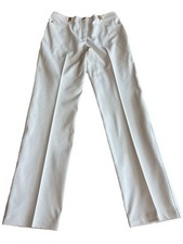 St John Sport by Marie Gray Beige pants Women's Size 8 Made in Mexico