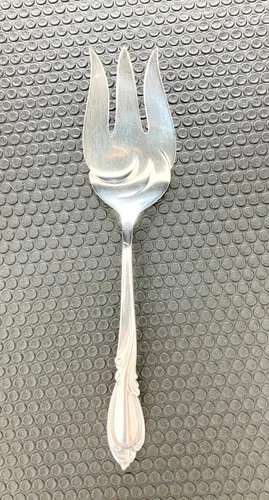 INTERNATIONAL STERLING SILVER COLD MEAT FORK “RHAPSODY” PATTERN ~ 99 GRAMS-EX