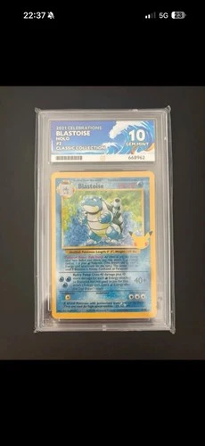 Pokémon TCG -  Blastoise 2/102 25th Anniversary Celebrations Holo ACE 10