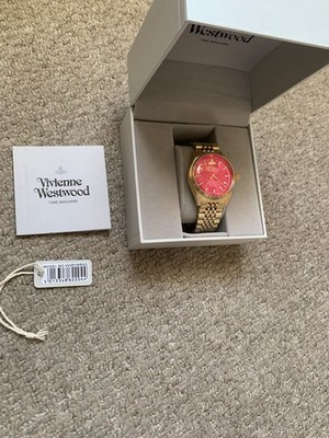 Vivienne Westwood Time Machine Women's Watch Pink/Gold | eBay