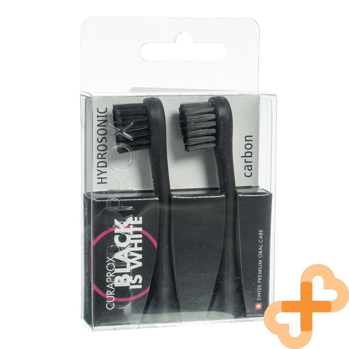 CURAPROX BLACK IS WHITE Ultrasonic Electric Toothbrush Heads 2 pcs. Replacement