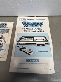 Coleco ColecoVision (Model 2400) Video Game System - Black Complete