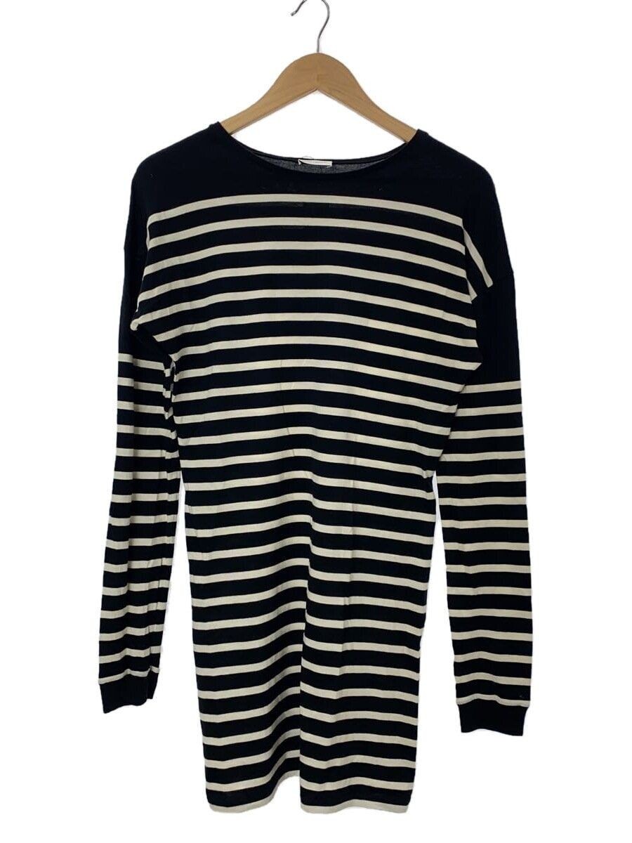 Abito SAINT LAURENT altro manica lunga M cotone bordo nero