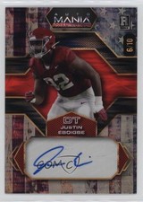 2024 Wild Card Mania American Football Hex 6/10 Justin Eboigbe Auto 14lt