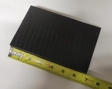 Black Delrin 1 x 4 1/4 x 6 5/8  (1 x 4.250 x 6.625)