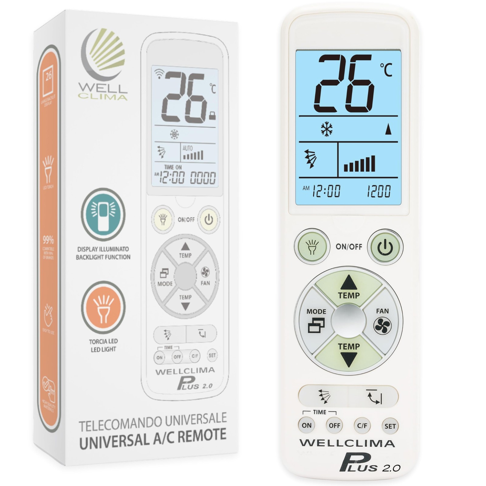 Télécommande Plus 2.0 climatiseur universelle pour rafraîchir votre salon