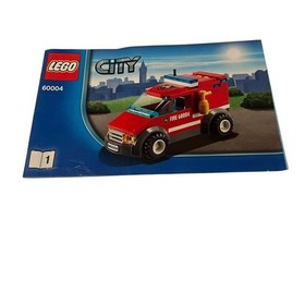 LEGO City 60004 Fire Station Instructions 1-2-3-4-5 Complete Lot - MANUALS ONLY