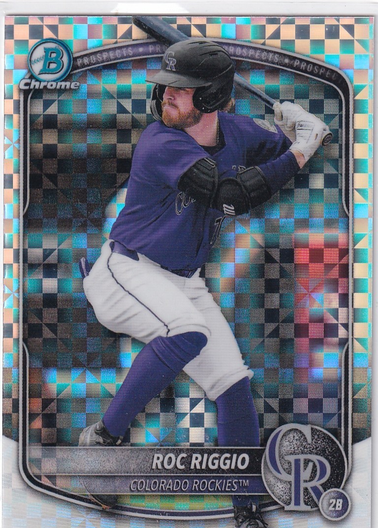 2025 Bowman Draft Chrome - Roc Riggio #BDC-19 (RC) X-Fractor