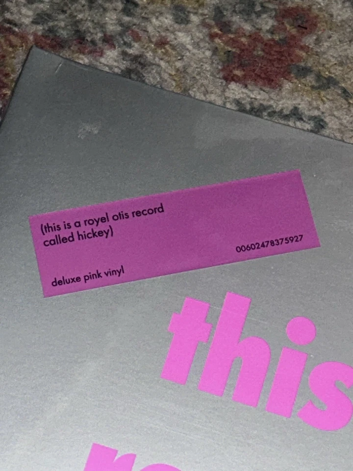 Royel Otis (hickey) - LE deluxe packaged vinyl w/ *signed* Art Card + Poster NEW - Image 3 of 4